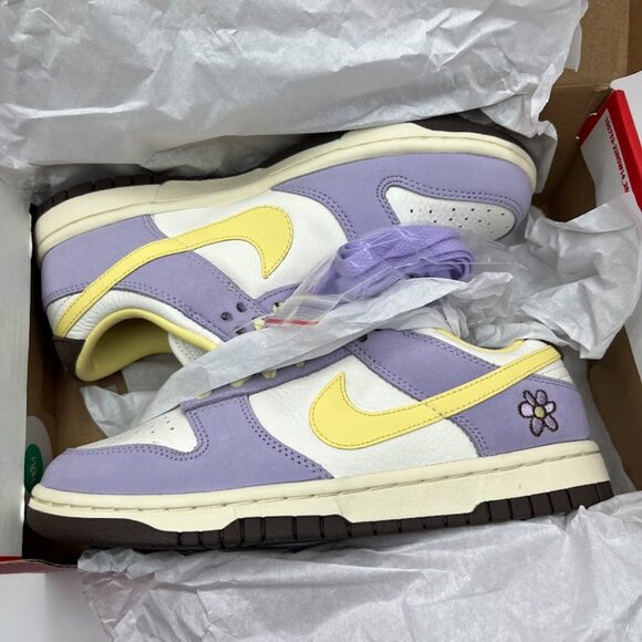 New Nike Dunk Low Premium Lilac Bloom - Sizes 6.5, 8.5 & 10 - Picture 1 of 7
